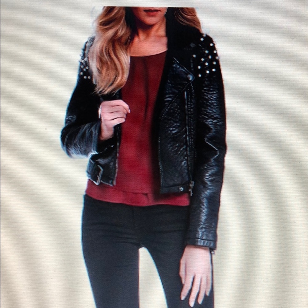Joe’s Moto Jacket with pearl.
